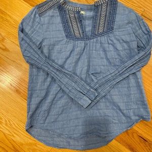 J Crew Peasant Top